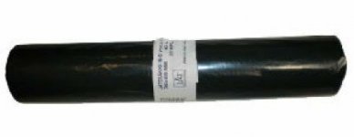 Jätesäkki LD-PE 60L musta 750x800/0,04mm 20kpl