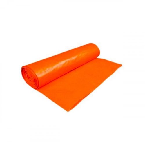 Jätesäkki LDPE oranssi 75L 650x900mm 40mic