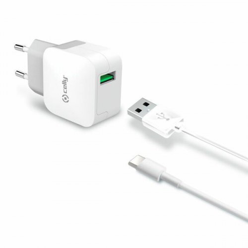 Laturi Celly Turbo+USB-C kaapeli