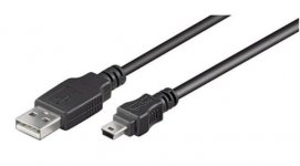 Kaapeli Microconnect USB 2.0 A- Mini-B Uros-uros 3m