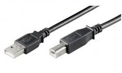 Kaapeli MicroConnect USB2.0 USB-A / USB-B 1.8m