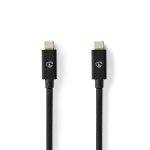 Kaapeli Nedis USB-C to USB-C 4.0 1m , 40Gb/s uros-uros must