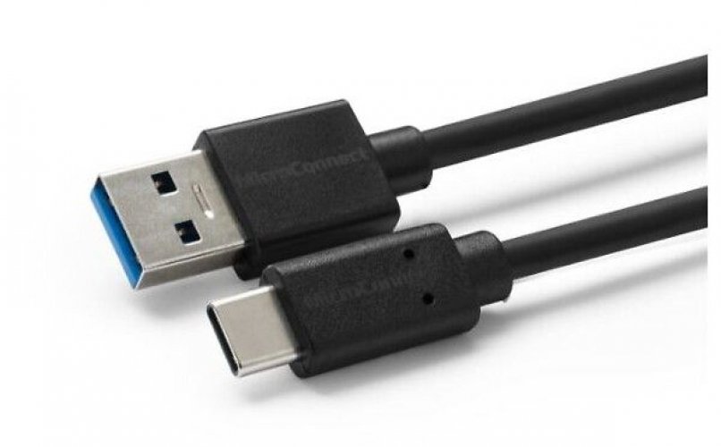 Kaapeli USB-C 3.2/USB3.0 A GEN 2 0.5m musta