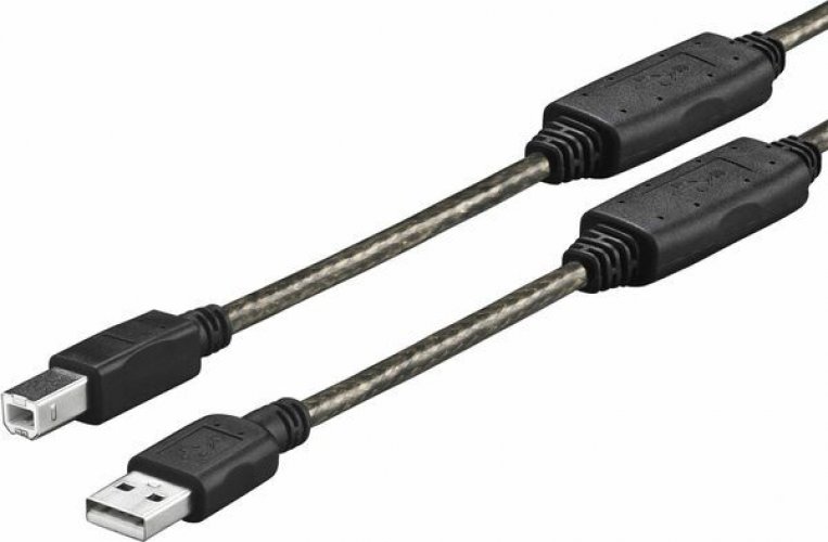 Kaapeli Vivolink USB 2.0 A-B uros-uros 10 m