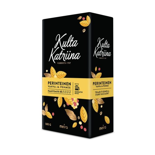 Kahvi Kulta katriina perinteinen suodatinjauhatus vaalea paahto 500g