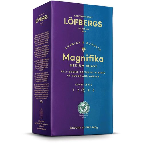 Kahvi Löfbergs magnifika suodatinjauhatus keskipaahto 500g
