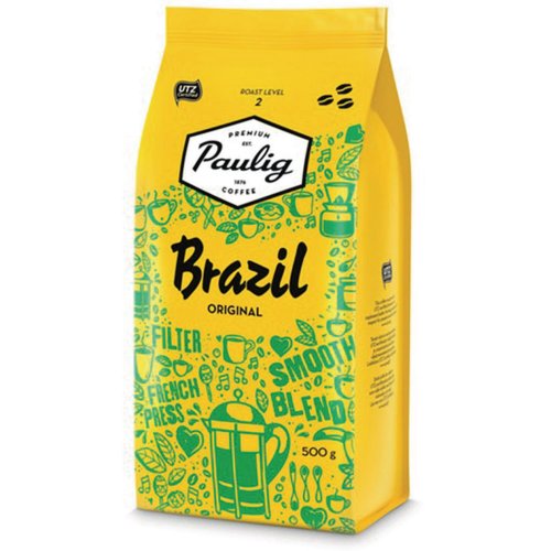 Kahvipapu Paulig brazil original vaalea paahto 500g