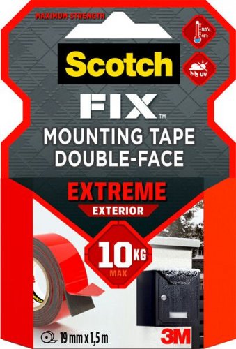 Kiinnitysteippi Scotch Fix Extreme 19mm 1,5m max 10kg