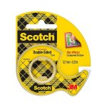 Kaksipuolinen teippi Scotch 12mm 6,3m katkaisijalla