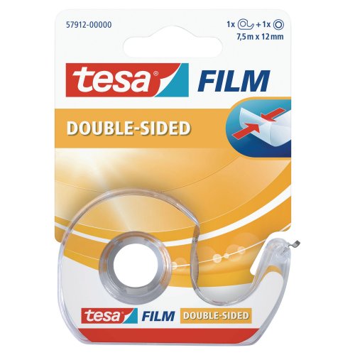 Kaksipuolinen Teippi Tesa® 12mm x 7,5m katkojalla