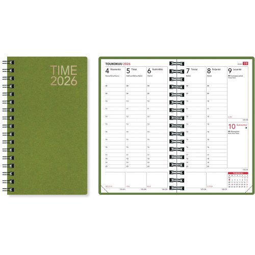 Kalenteri Cc 4256 ekotime 87x153mm vih