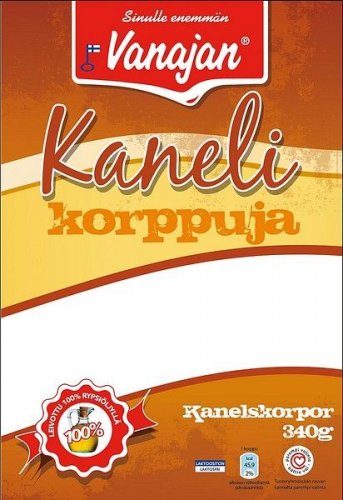 Kanelikorppu Vanajan 340 g