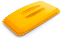 Kansi Durabin 60L roska-astian keltainen