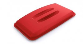 Kansi Durabin 60L roska-astian punainen