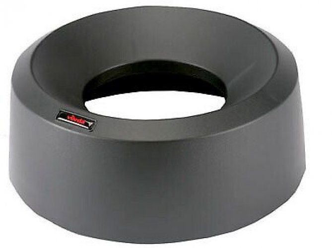 Kansi Vileda Iris jäteastian musta pyöreä 15x38cm