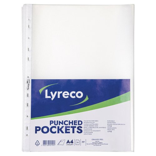Kansiotasku A4 lyreco 120mi pp app 25kpl