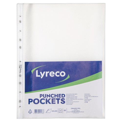Kansiotasku lyreco a4+ 120mi pp app 25kpl