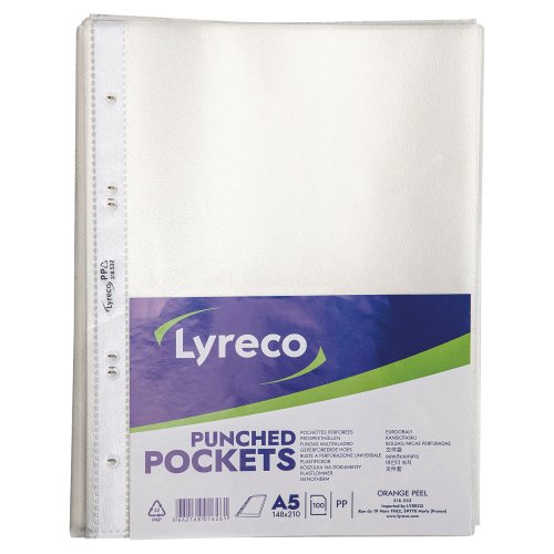 Kansiotasku lyreco a5 80mi pp app 100kpl