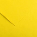 Kartonki 185g A4 04 Canary yellow Canson Iris Vivaldi 10 ark/pak
