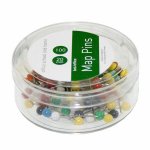 Karttaneula 4/20mm värilajiltema 100kpl