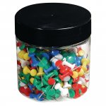 Karttaneula 10mm värilajitelma 200kpl