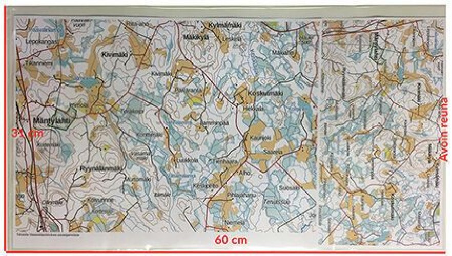 Karttapussi 310x600mmx0,15
