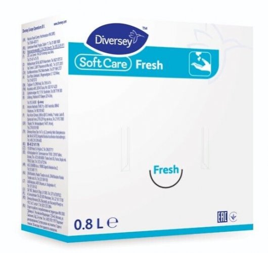 Käsienpesuneste Soft Care Fresh 800ml täyttöpak