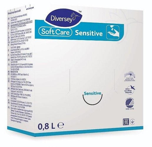 Käsienpesuneste Soft Care Sensitive 800ml täyttöpak