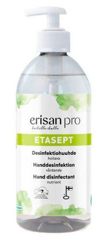 Käsihuuhde Erisan Pro Etasept 500ml pumppupullo