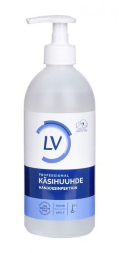 Käsihuuhde LV 500ml pumppupullo