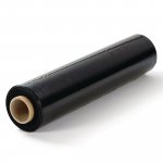 Käsikiristekalvo 450mmx300m 20mic musta