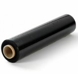 Käsikiristekalvo musta 20mic 450mm 300m