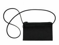 Käsilaukku nahkainen musta, Miiko