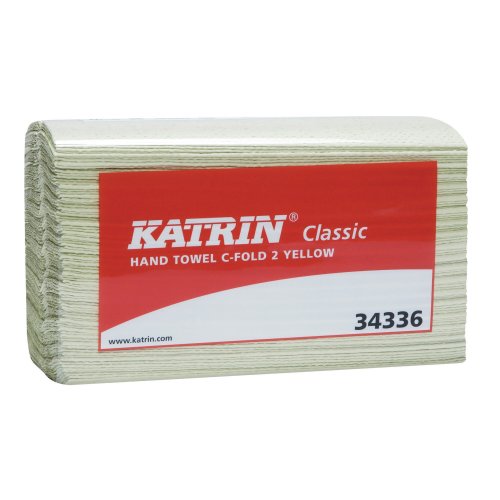 Käsipyyhe Katrin® 343367 classic c-taitto 2 kerrosta 1 kpl=16 pakettia 16kpl