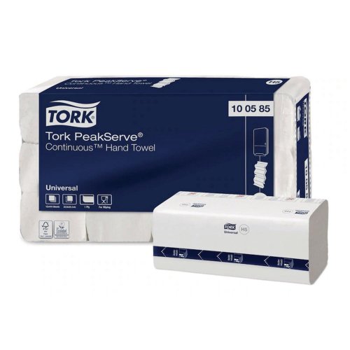 Käsipyyhe Tork® 100585 h5 peakserve® m-taitto 1-krs 12kpl