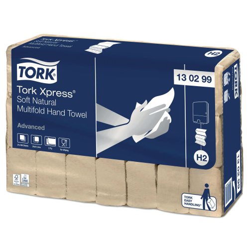 Käsipyyhe Tork 130299 soft natural multifold h2 21kpl