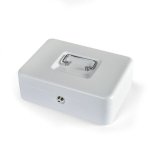 Kassalipas Cashbox valkoinen 25x18x9cm