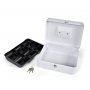Kassalipas Cashbox valkoinen 25x18x9cm