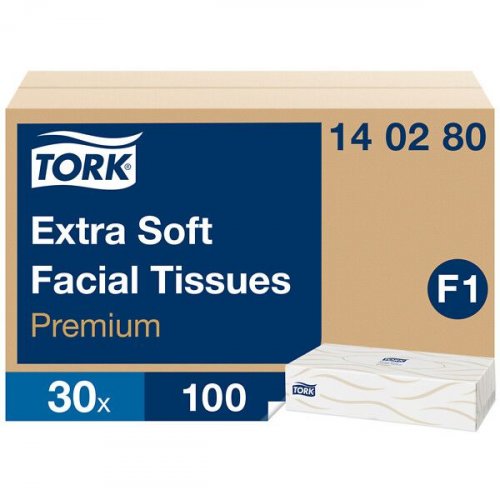 Kasvopyyhe Tork Premium Extra Soft 2krs