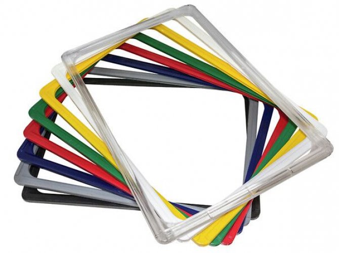 Kehys Jansen A5 hintahalsterin Showcard frame, hopea