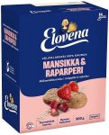 Keksi Elovena 100% kauraa 10x30g mansikka-raparperi