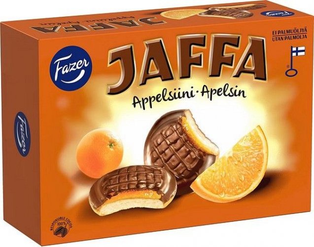 Keksi Fazer Jaffa leivos appelsiini 300 g