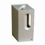 Keräyslipas 214 lukko + avain valkoinen keräyslippaat nopealla toimituksella