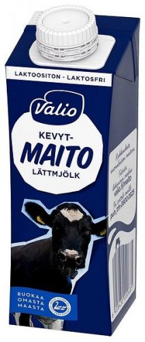 Kevytmaito Valio 2,5 dl laktoositon UHT