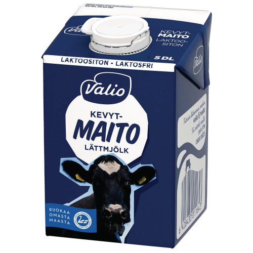 Kevytmaito Valio laktoositon uht 0.5l