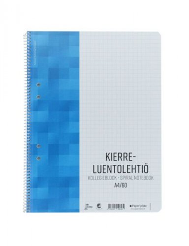 Kierreluentolehtiö A4/60/7x7 8-12 cm yleisreijitys