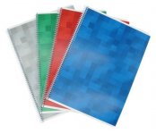 Kierrevihko a5 40 lehteä 7x7 ruudut värilajitelma