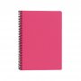 Kierrevihko A5 Paperipiste /80 7x7 pinkki