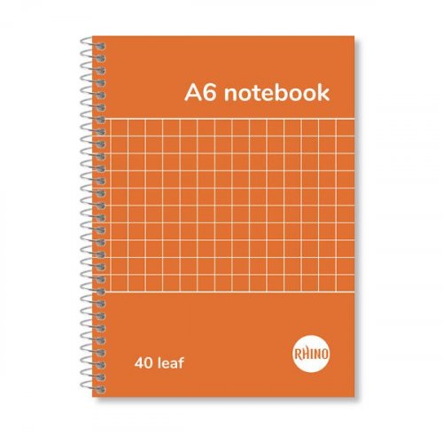 Kierrevihko a6 Rhino 40 sivua 7x7mm ruudut