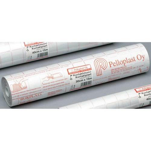 Kirjamuovi 75mic 40cm x 15m pp kirkas